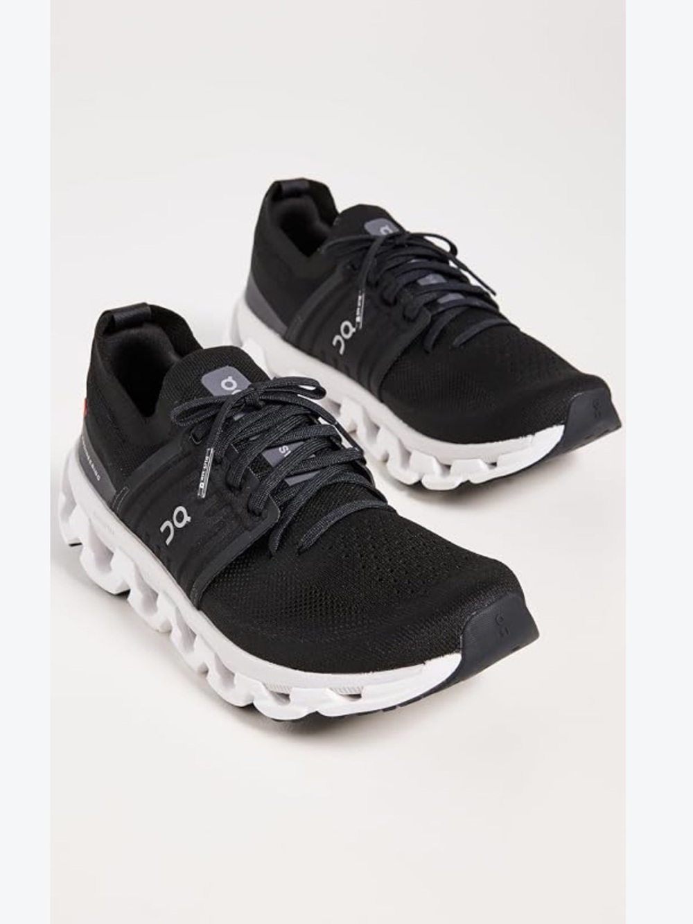 On Running Cloudswift 3 women size 7 athletic shoes in Black and White